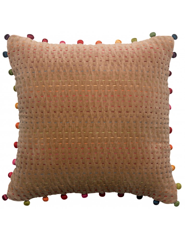 Coussin uni Gastounet Camel 45 x 45 5026085000Vivaraise