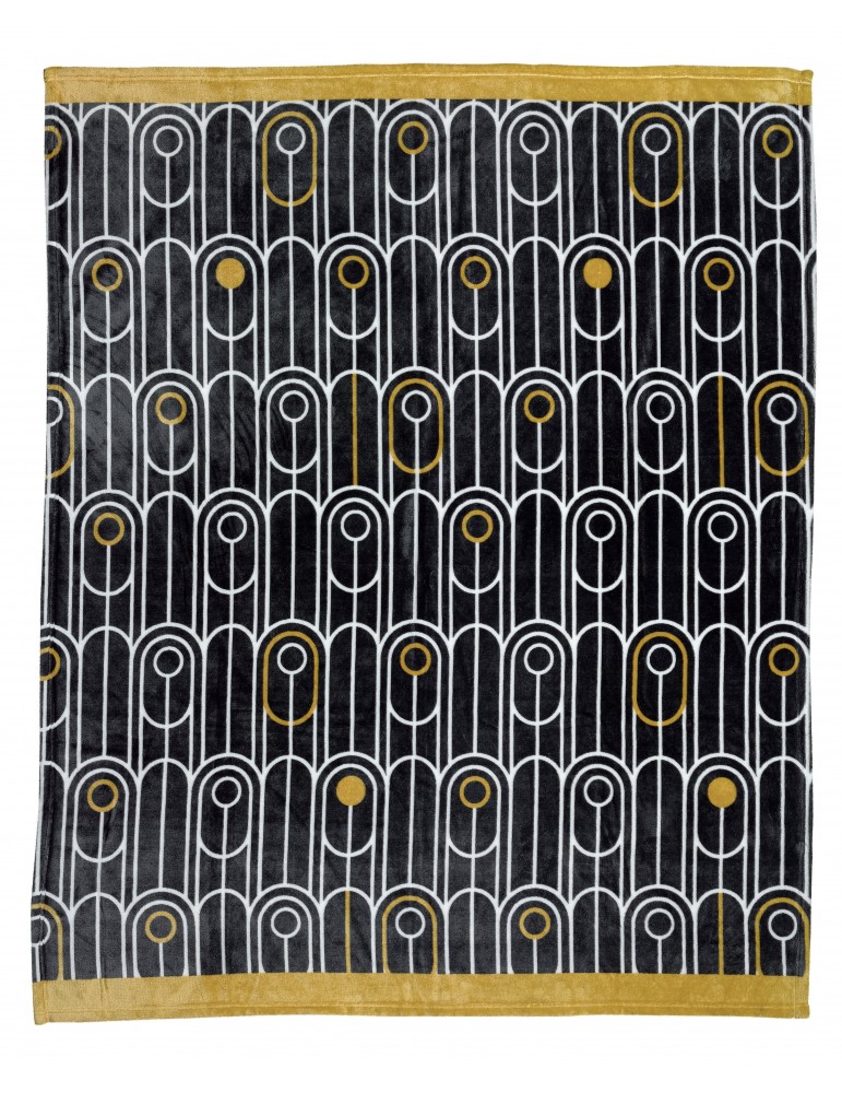 Plaid Imprimé Eveal Imprimé 130 x 160 3984000000Les Ateliers du Linge Plaid Imprimé Eveal Imprimé 130 x 160 3984000000Les Ateliers du Linge