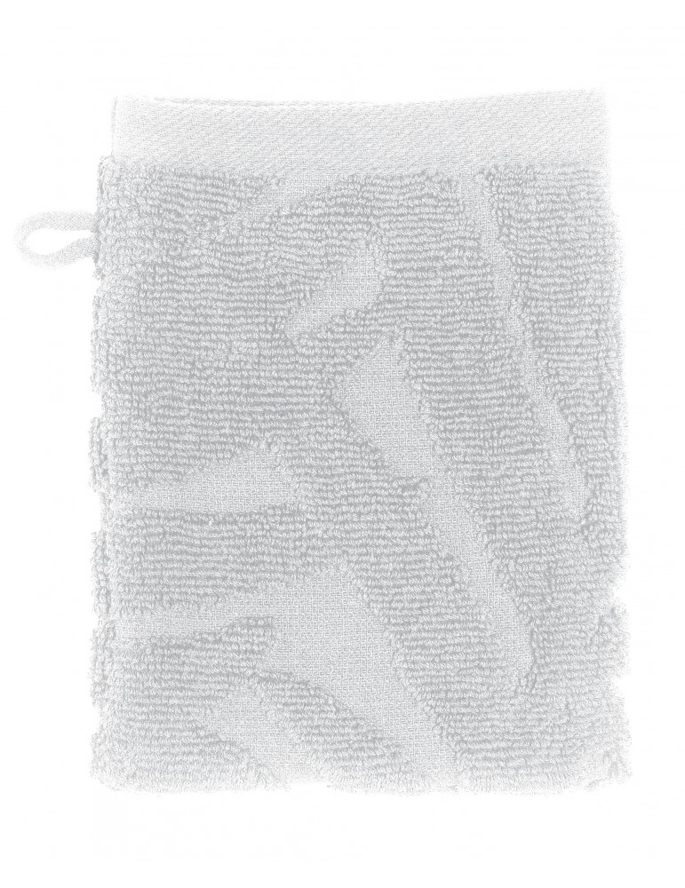 2 gants de toilette Palme Blanc 15 x 21 4491010602Les Ateliers du Linge 2 gants de toilette Palme Blanc 15 x 21 4491010602Les Ateliers du Linge