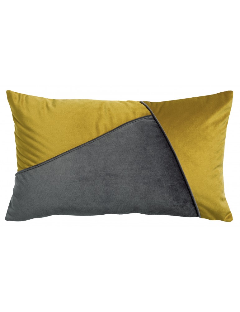 Coussin patch Eveal Gold 30 x 50 4499042000Les Ateliers du Linge Coussin patch Eveal Gold 30 x 50 4499042000Les Ateliers du Linge
