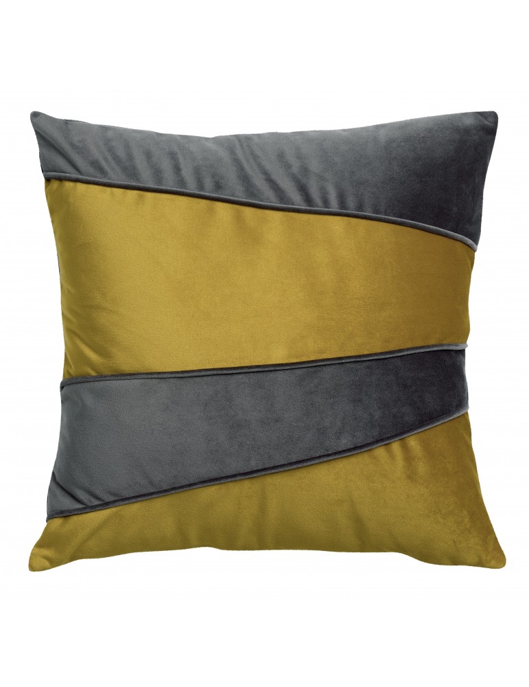Coussin patch Eveal Gold 40 x 40 4501042000Les Ateliers du Linge Coussin patch Eveal Gold 40 x 40 4501042000Les Ateliers du Linge