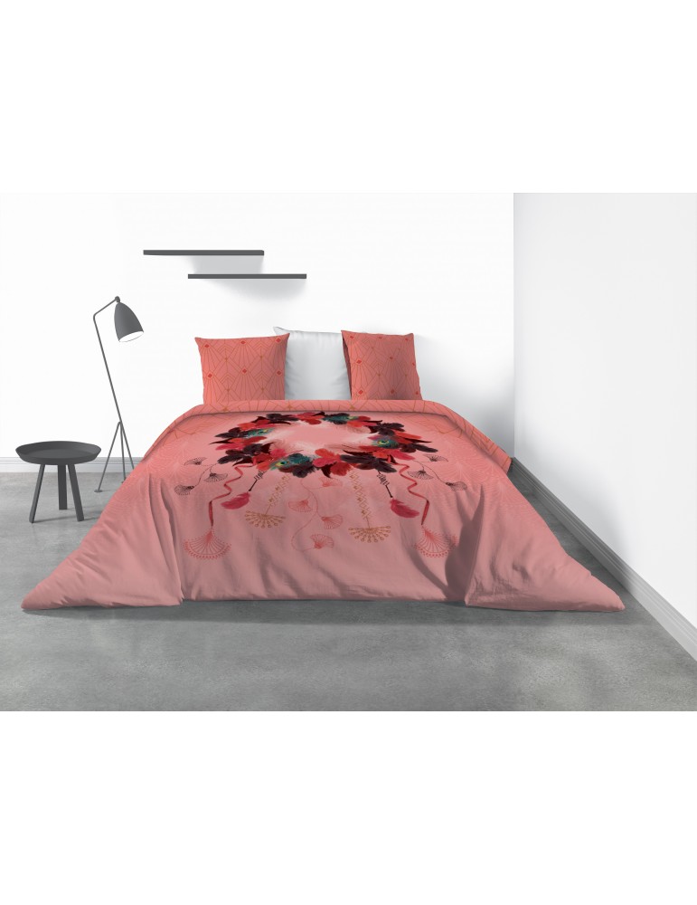 Parure de lit 2 personnes Cancan Dream avec housse de couette et taies d'oreiller Imprimé 240 x 220 4171000503Les Ateliers du... Parure de lit 2 personnes Cancan Dream avec housse de couette et taies d'oreiller Imprimé 240 x 220 4171000503Les Ateliers du...