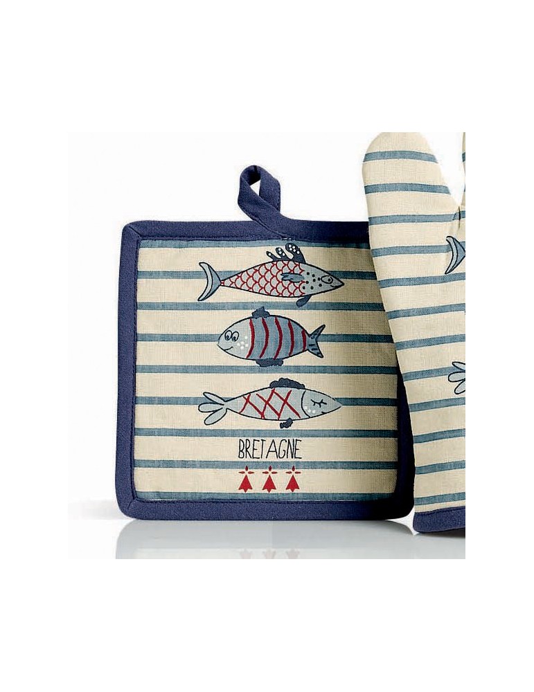 Manique Pesk Bretagne Bleu 18 x 18 6510750000Winkler Manique Pesk Bretagne Bleu 18 x 18 6510750000Winkler