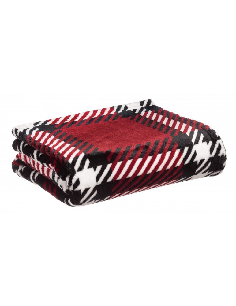 Plaid imprimé Chalet d'hiver Imprimé 130 x 160 3985000000Les Ateliers du Linge Plaid imprimé Chalet d'hiver Imprimé 130 x 160 3985000000Les Ateliers du Linge