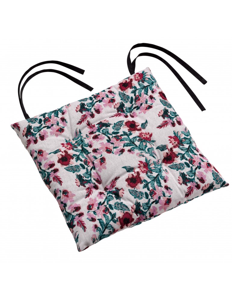 Galette de chaise Mazako Gris 38 x 38 x 3 4883070000Les Ateliers du Linge Galette de chaise Mazako Gris 38 x 38 x 3 4883070000Les Ateliers du Linge