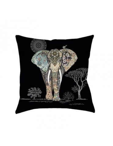 Coussin garni carré Bug Art Jewels Eléphant 35x35cm COU03C01Kiub