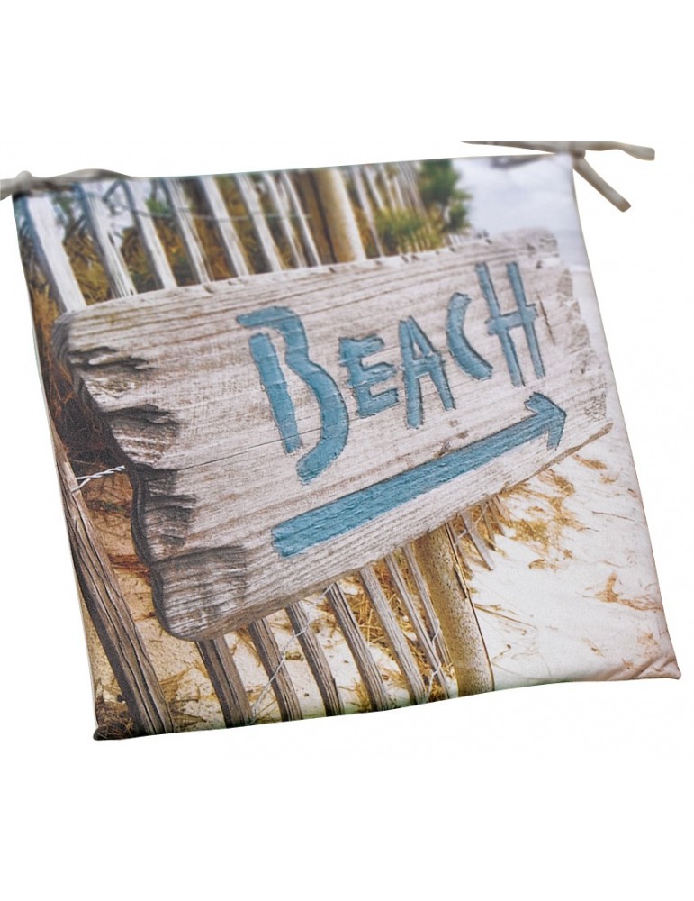 Galette de chaise plate Imprimée Outdoor Imprimé Beach 38 x 38 x 2 cm 2155093000Les Ateliers du Linge Galette de chaise plate Imprimée Outdoor Imprimé Beach 38 x 38 x 2 cm 2155093000Les Ateliers du Linge
