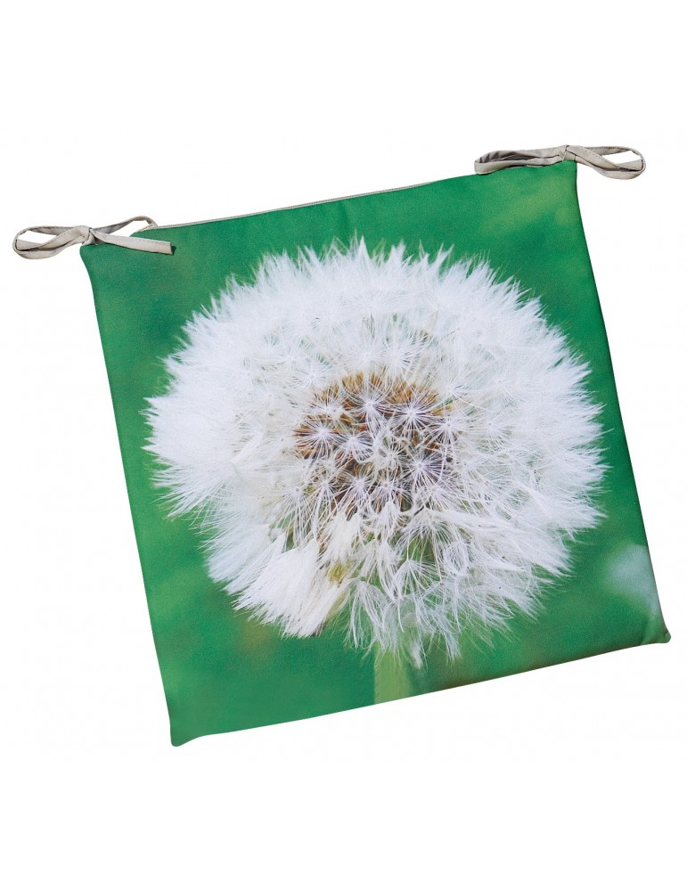 Galette de chaise plate Imprimée Outdoor Imprimé Pissenlit 38 x 38 x 2 cm 2155095000Les Ateliers du Linge Galette de chaise plate Imprimée Outdoor Imprimé Pissenlit 38 x 38 x 2 cm 2155095000Les Ateliers du Linge