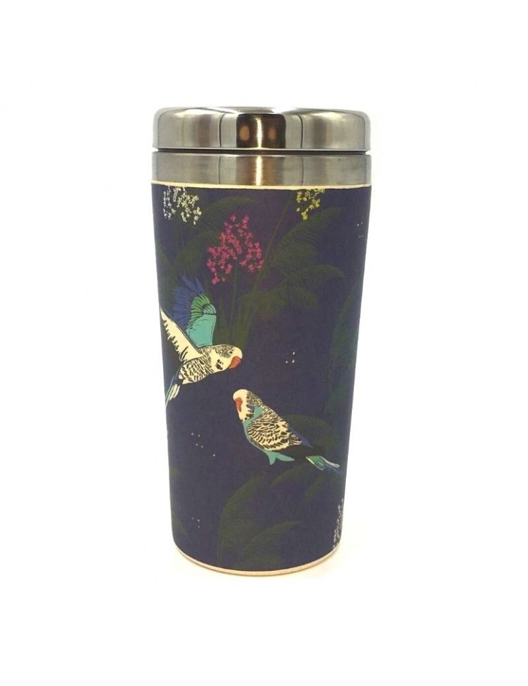 Mug isotherme en bamboo 420ml Savane Oiseaux MUGBAM19S03Kiub
