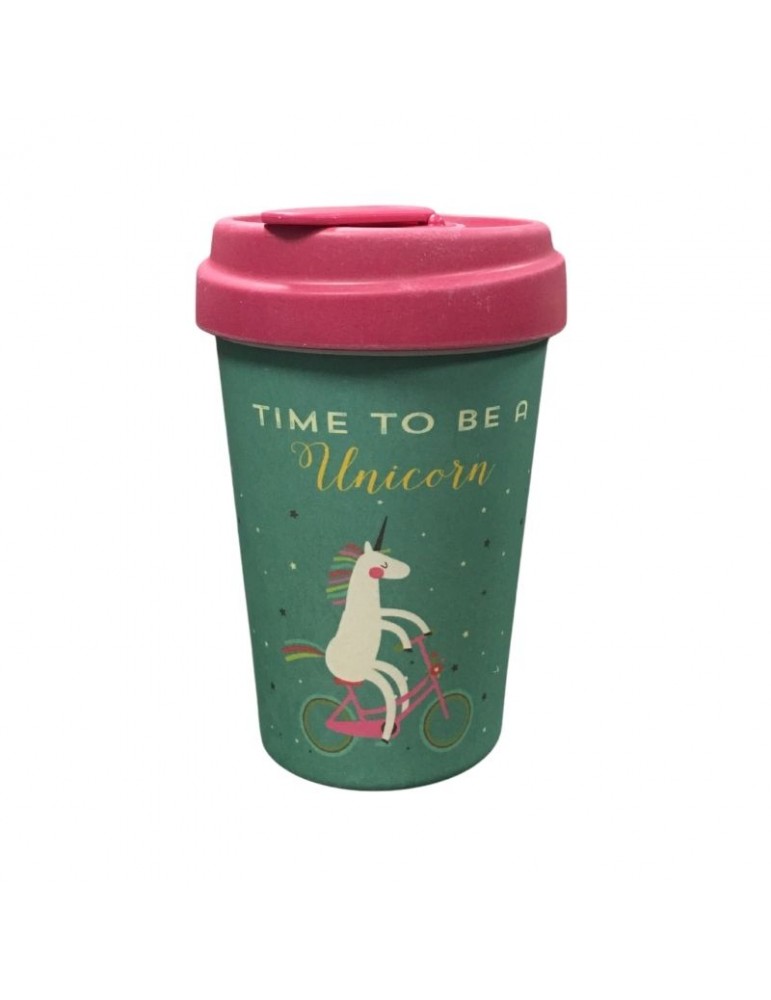 Mug de voyage chic mic Time for unicorns licorne  400 ml 