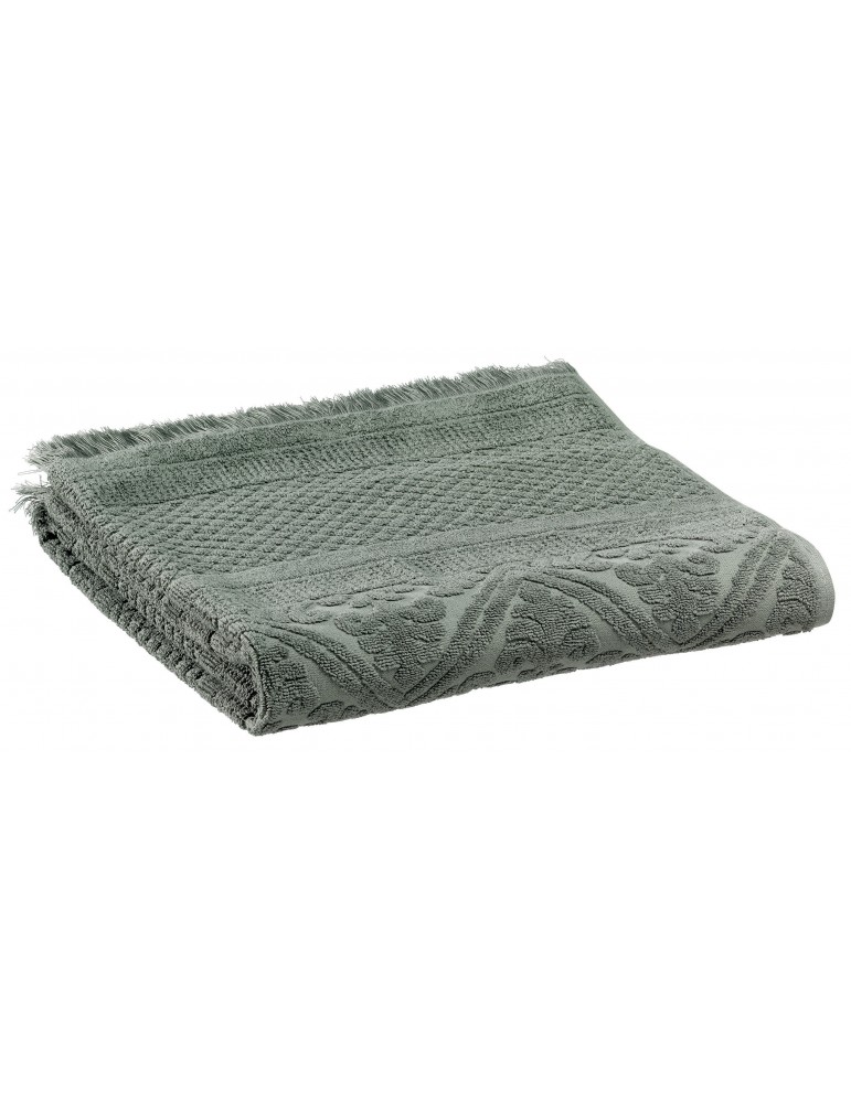 Drap de douche uni Zoe Thym 70 x 140 2360425000Vivaraise Drap de douche uni Zoe Thym 70 x 140 2360425000Vivaraise