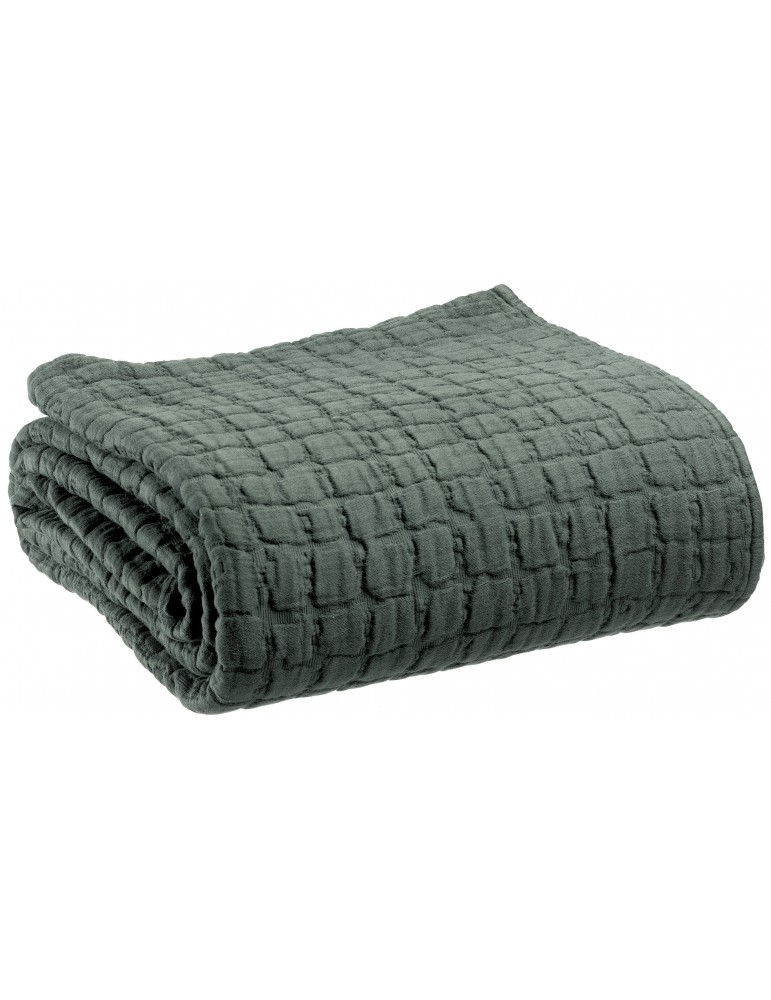 Plaid stonewashed Swami Thym 130 x 200 3801021000Vivaraise Plaid stonewashed Swami Thym 130 x 200 3801021000Vivaraise