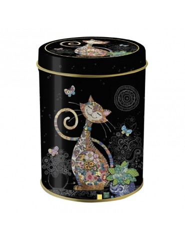 Boite métal Bug Art Jewels chat papillons BMRP03C03Kiub