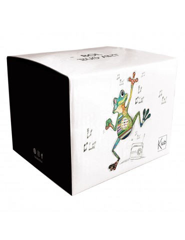 Bol à anse mat 500 ml "KOOK" grenouille BOL21U05Kiub