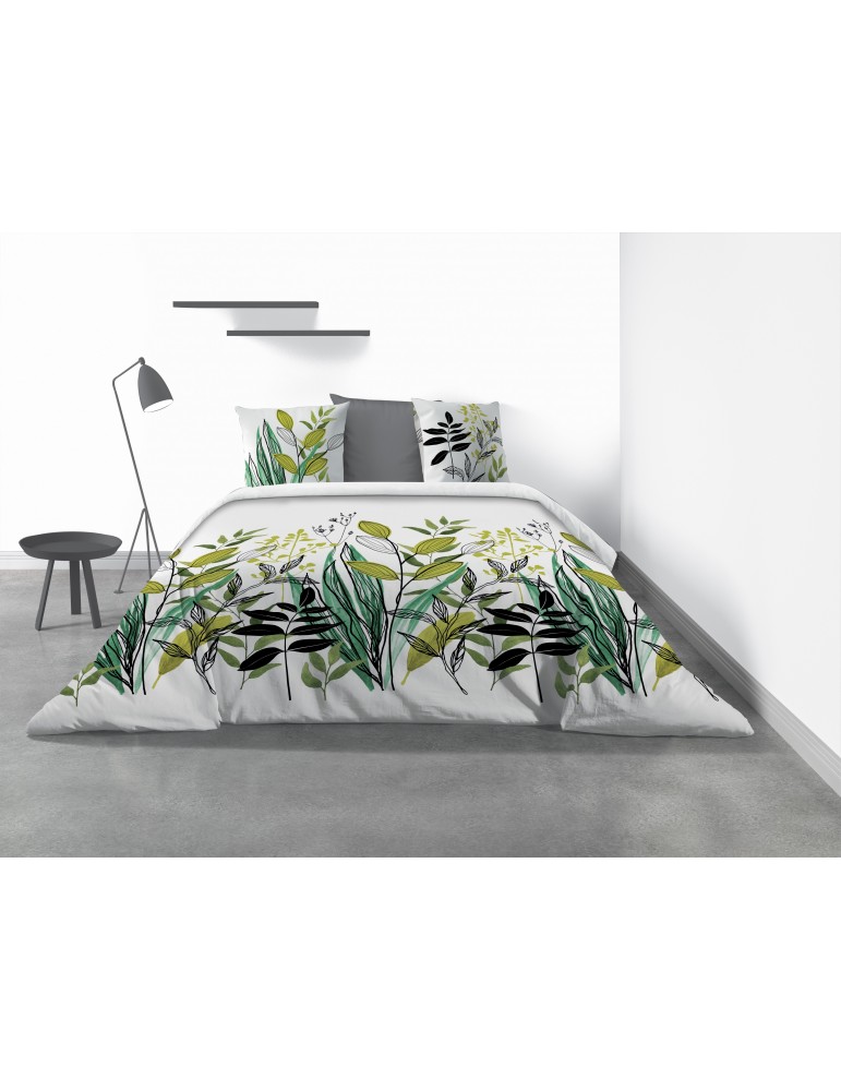 Parure de lit 2 personnes Gulty avec drap plat et taies d'oreiller Imprimé 240 x 290 6708000503Les Ateliers du Linge Parure de lit 2 personnes Gulty avec drap plat et taies d'oreiller Imprimé 240 x 290 6708000503Les Ateliers du Linge