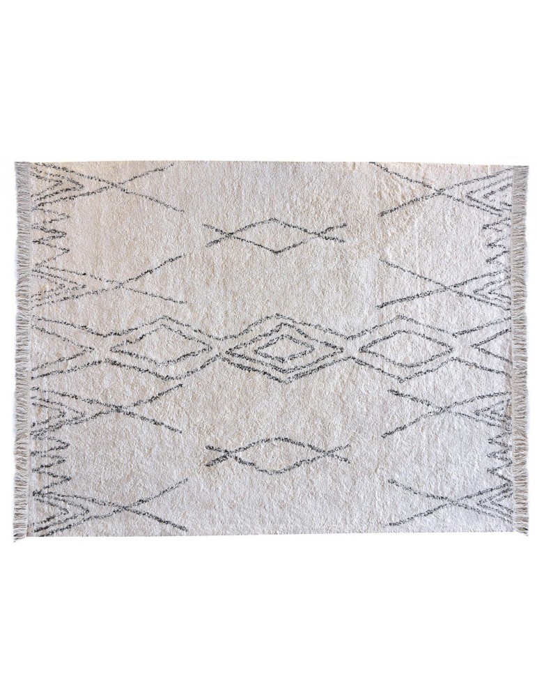 Tapis Crimble Ivoire/charbon 120 x 180 7810090000The Rug Republic