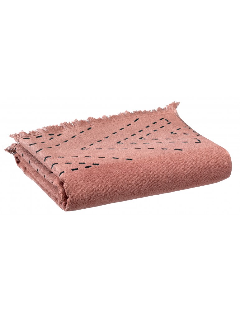 Drap de bain Julia Blush 90 x 150 5079530000Vivaraise