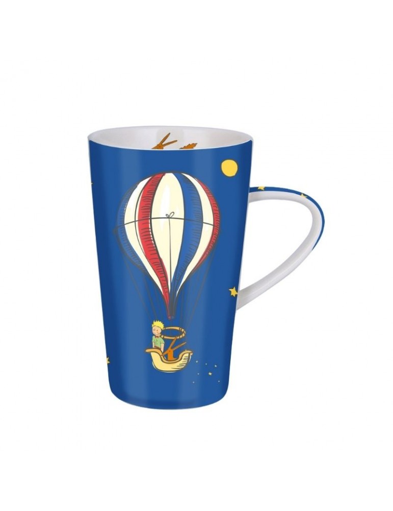 Mug XL conique 420ml Le Petit Prince à Paris Montgolfière avec sa boite cadeau MUGGM26Z01Kiub