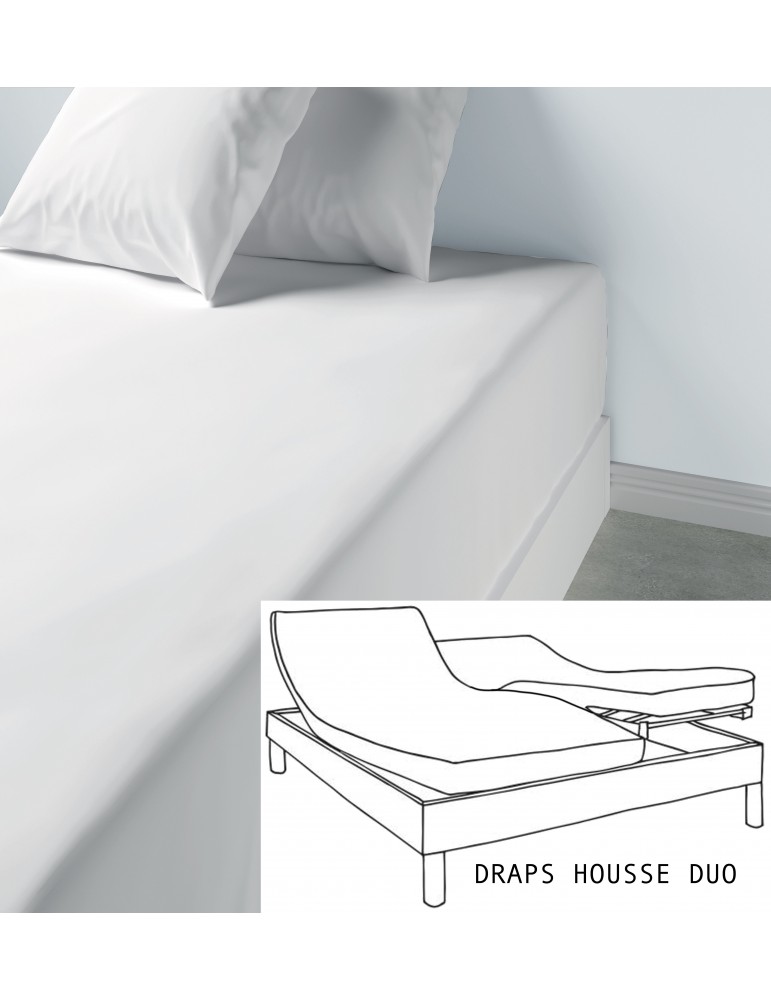 Lot de 2 draps housse uni coton bonnet 35 cm Blanc 80 x 200 x 35 4572010506Les Ateliers du Linge Lot de 2 draps housse uni coton bonnet 35 cm Blanc 80 x 200 x 35 4572010506Les Ateliers du Linge