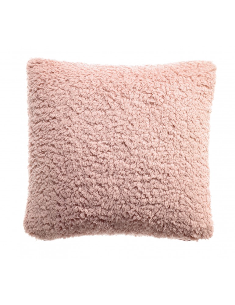 Coussin fausse fourrure Teddy Blush 40 x 40 8103031000Les Ateliers du Linge Coussin fausse fourrure Teddy Blush 40 x 40 8103031000Les Ateliers du Linge