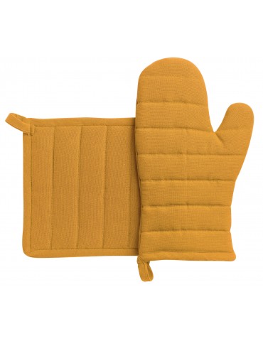 Lot gant de cuisine/manique recyclé Jona Tournesol 15 x 30 3706043102Winkler