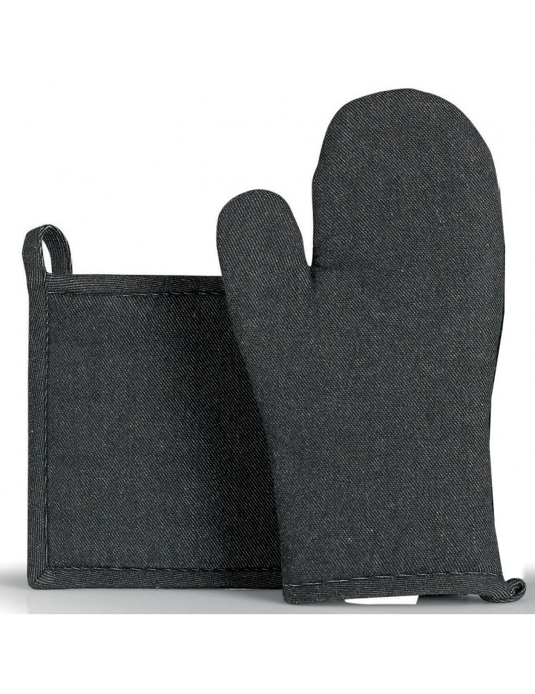 Lot gant de cuisine/manique Davis Noir Recyclé 15 x 30 8246079102Winkler Lot gant de cuisine/manique Davis Noir Recyclé 15 x 30 8246079102Winkler