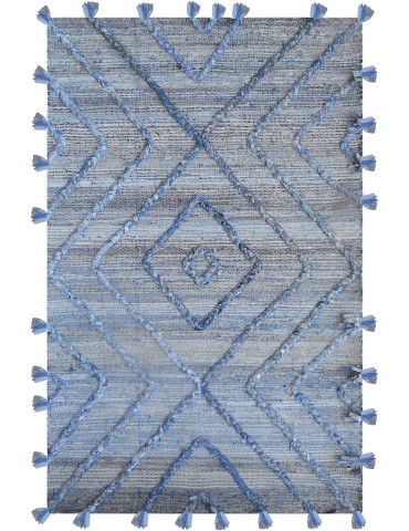 Tapis Worgan denim Bleu/ivoire 120 x 180 1030060020The Rug Republic