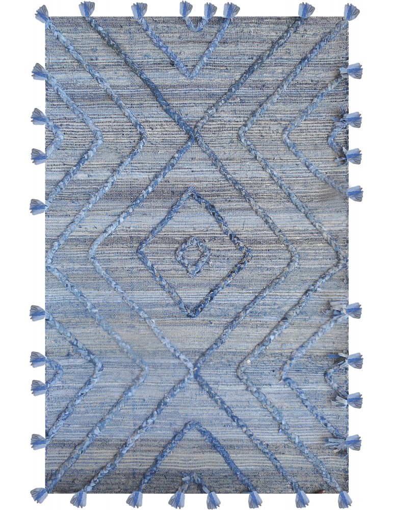 Tapis Worgan denim Bleu/ivoire 160 x 230 1030060021The Rug Republic