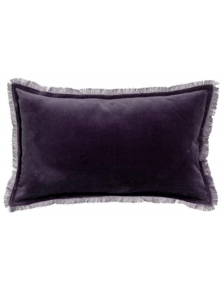 Coussin uni Fara Raisin 30 x 50 5019036000Vivaraise