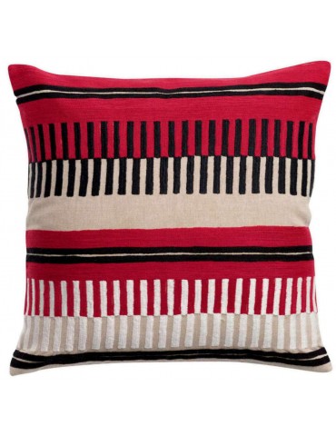 Coussin Eden brodé Groseille 45 x 45 5796030000Vivaraise