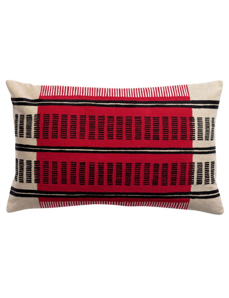 Coussin Eden brodé Groseille 40 x 65 5895030000Vivaraise Coussin Eden brodé Groseille 40 x 65 5895030000Vivaraise