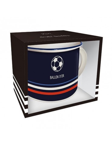 Mug timbale 420ml + Boîte ouverte Pour Lui Ballon D'or MUG33G01Kiub