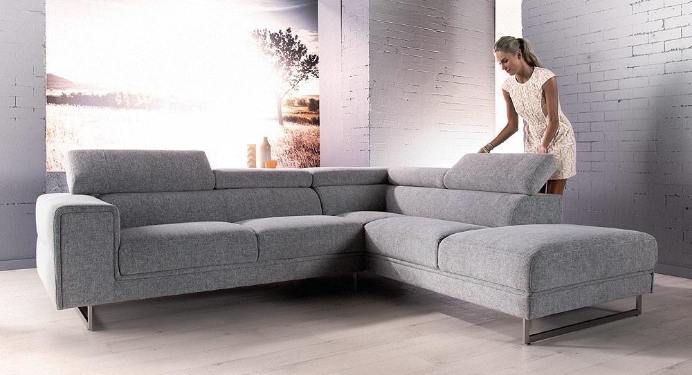 Street Ellen Shale Canape d angle avec appuis tete en
