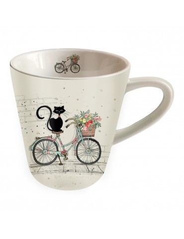 Coffret 2 tasses expresso beiges Bug Art Chats MUGP01A01Kiub