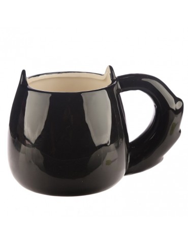 Mug à anse décoré Féline Fine 400ml - Chat noir SMUG179