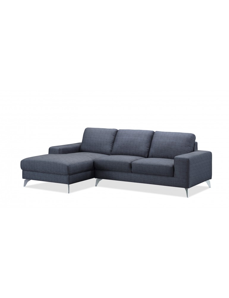 Walk Chablis Grey - Canape d'angle en tissu angle gauche C112-CHABLISGREY-AG Walk Chablis Grey - Canape d'angle en tissu angle gauche C112-CHABLISGREY-AG