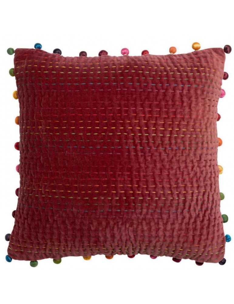 Coussin uni Gastounet Tomette 45 x 45 5026035000Vivaraise