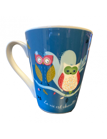 Mug conique 350ml + Boîte ouverte c'est chouette MUG38L01Kiub