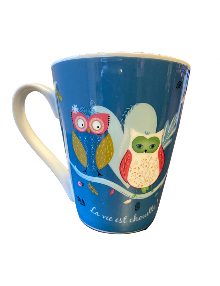 Mug conique 350ml + Boîte ouverte c'est chouette MUG38L01Kiub