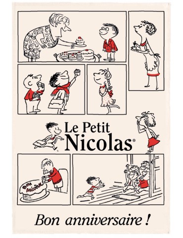 Torchon Petit Nicolas L'anniversaire Ecru 48 x 72 8324011000Winkler