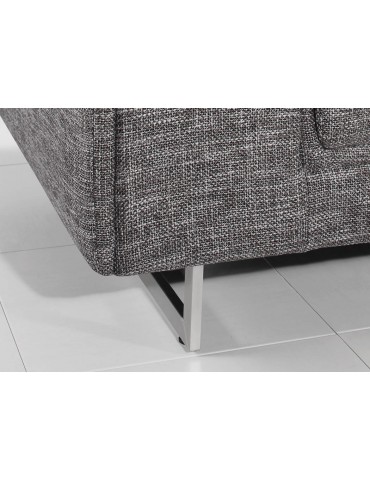 STREET 3 NARBONNE GREY - Canape fixe en tissu C117-NARBONNEGREY