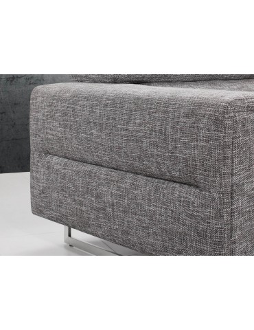 STREET 3 NARBONNE GREY - Canape fixe en tissu C117-NARBONNEGREY
