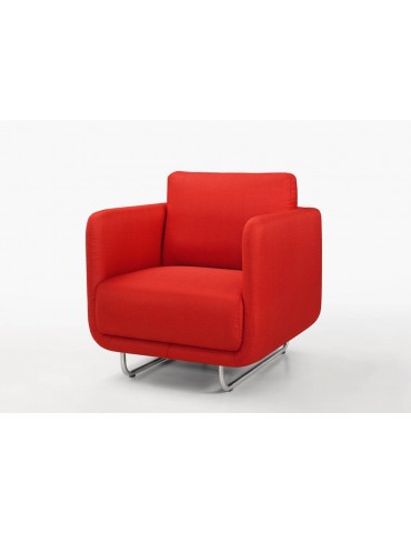 RUN Rouge - Fauteuil en tissu Season C118-RED