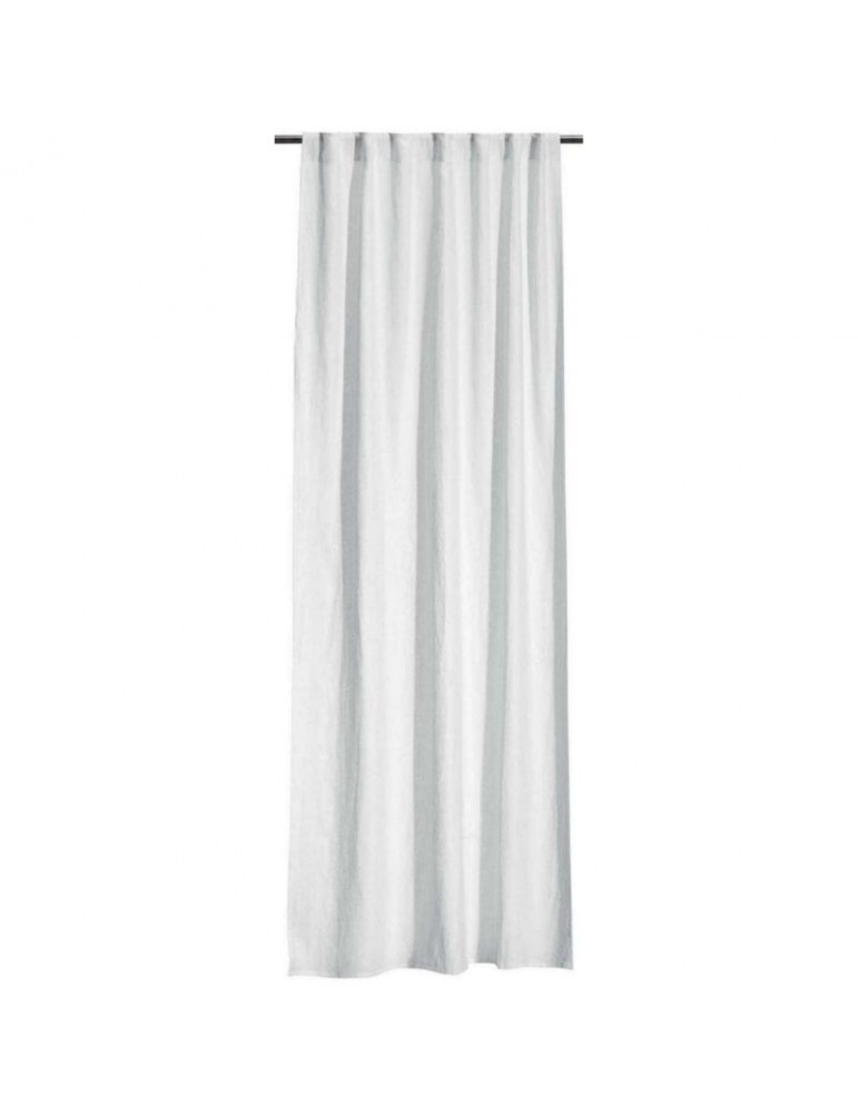 Rideau stonewashed Zeff Ã  pattes Blanc 140 x 280 6756010000Vivaraise