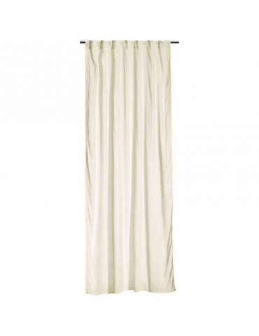 Rideau stonewashed Zeff Ã  pattes Craie 140 x 280 6756015000Vivaraise