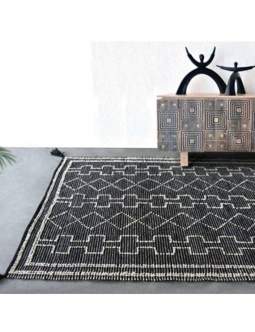 Tapis Gimie Charbon/ivoire 120 x 180 6764079000The Rug Republic