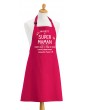 Tablier de cuisine Super Maman sans poche Rose 72 x 90 1636035000Winkler