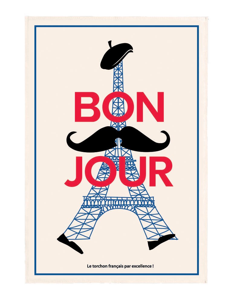 Torchon Bonjour Ecru 48 x 72 1608011000Winkler Torchon Bonjour Ecru 48 x 72 1608011000Winkler