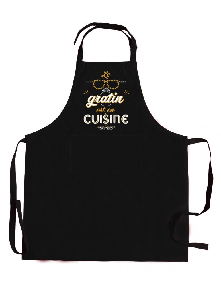 Tablier de cuisine Peps recyclé Le gratin avec poche Noir 90 x 72 1673075000Winkler Tablier de cuisine Peps recyclé Le gratin avec poche Noir 90 x 72 1673075000Winkler