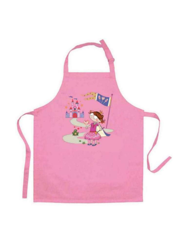 Tablier de cuisine enfant Princesse et grenouille recyclé Rose 52 x 63 8997130000Winkler Tablier de cuisine enfant Princesse et grenouille recyclé Rose 52 x 63 8997130000Winkler